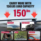 Set of 2 Roof Rack Cross Bars for Jeep Grand Cherokee (2011–2022)