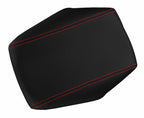 Leather Console Lid Armrest Cover for VW Passat (2011–2018) Red Stitch