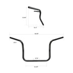 12" Rise Ape Hanger Handlebar for Harley Street Glide FLHX (2024-2025)