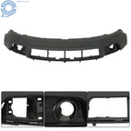 Lower Front Bumper Cover for Ford Edge (2007-2010) with Fog Light Holes
