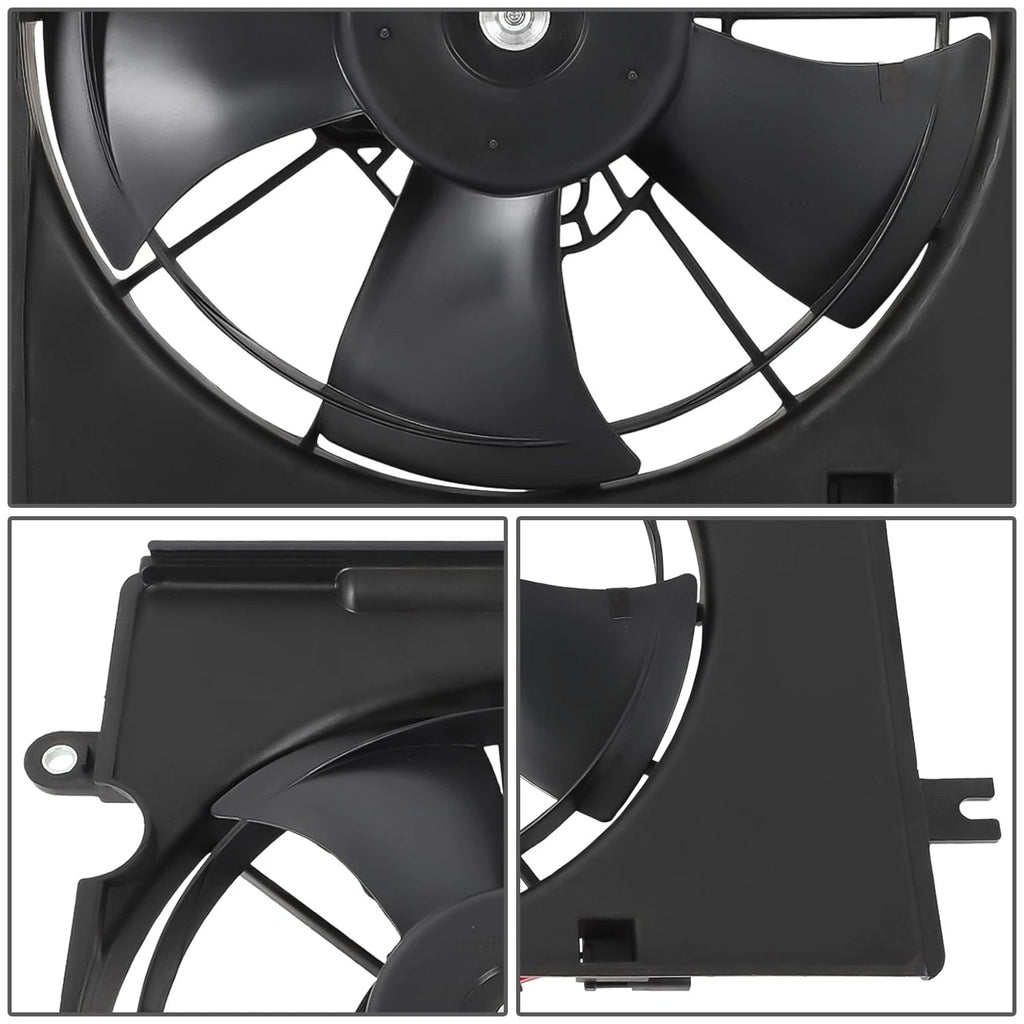Left Radiator Cooling Fan Condenser Assembly for Acura Integra Honda Civic (2022–2025)