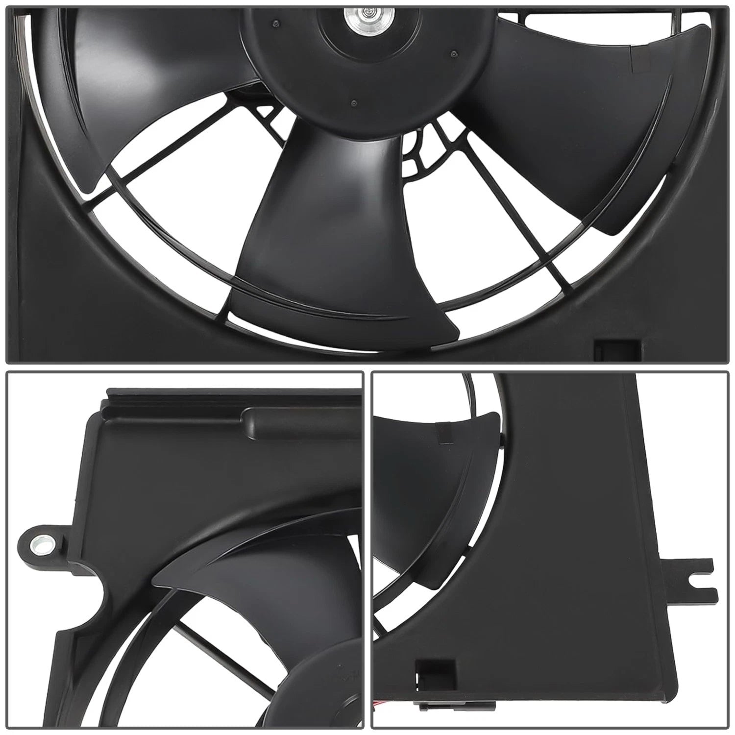 Left Radiator Cooling Fan Condenser Assembly for Acura Integra Honda Civic (2022–2025)