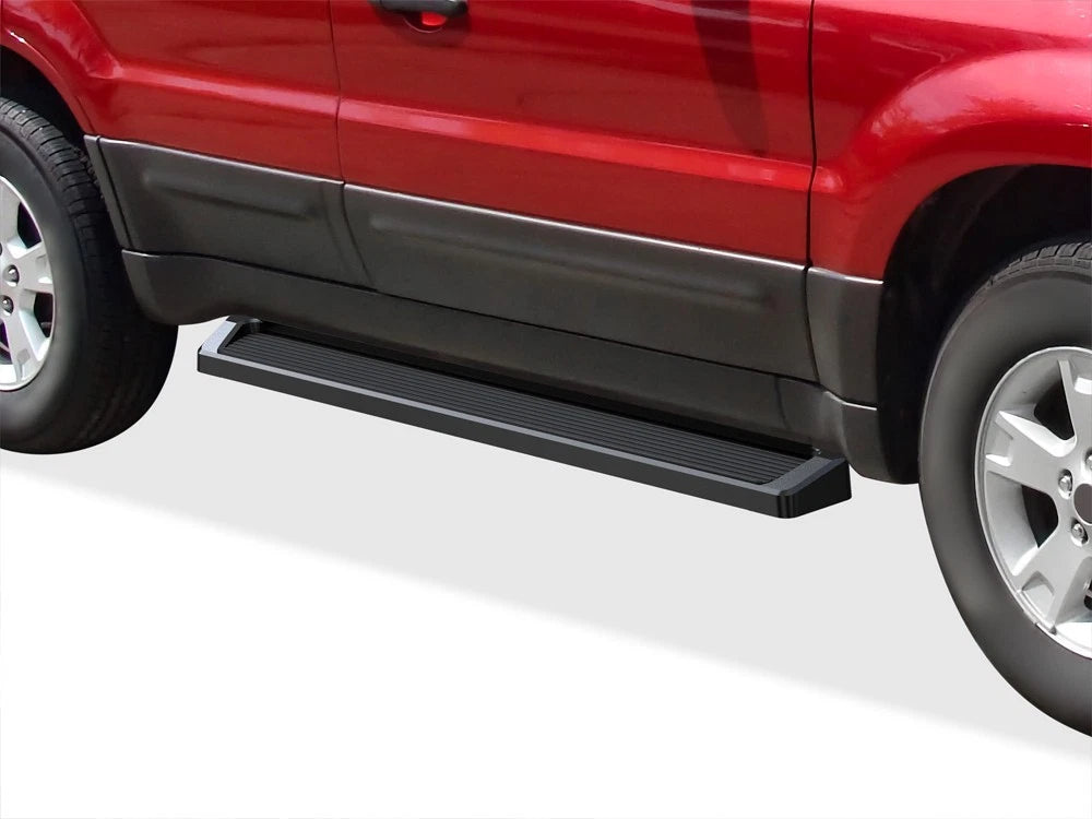 iBoard Running Boards 6in Matte Black for Ford Escape (2001–2007)