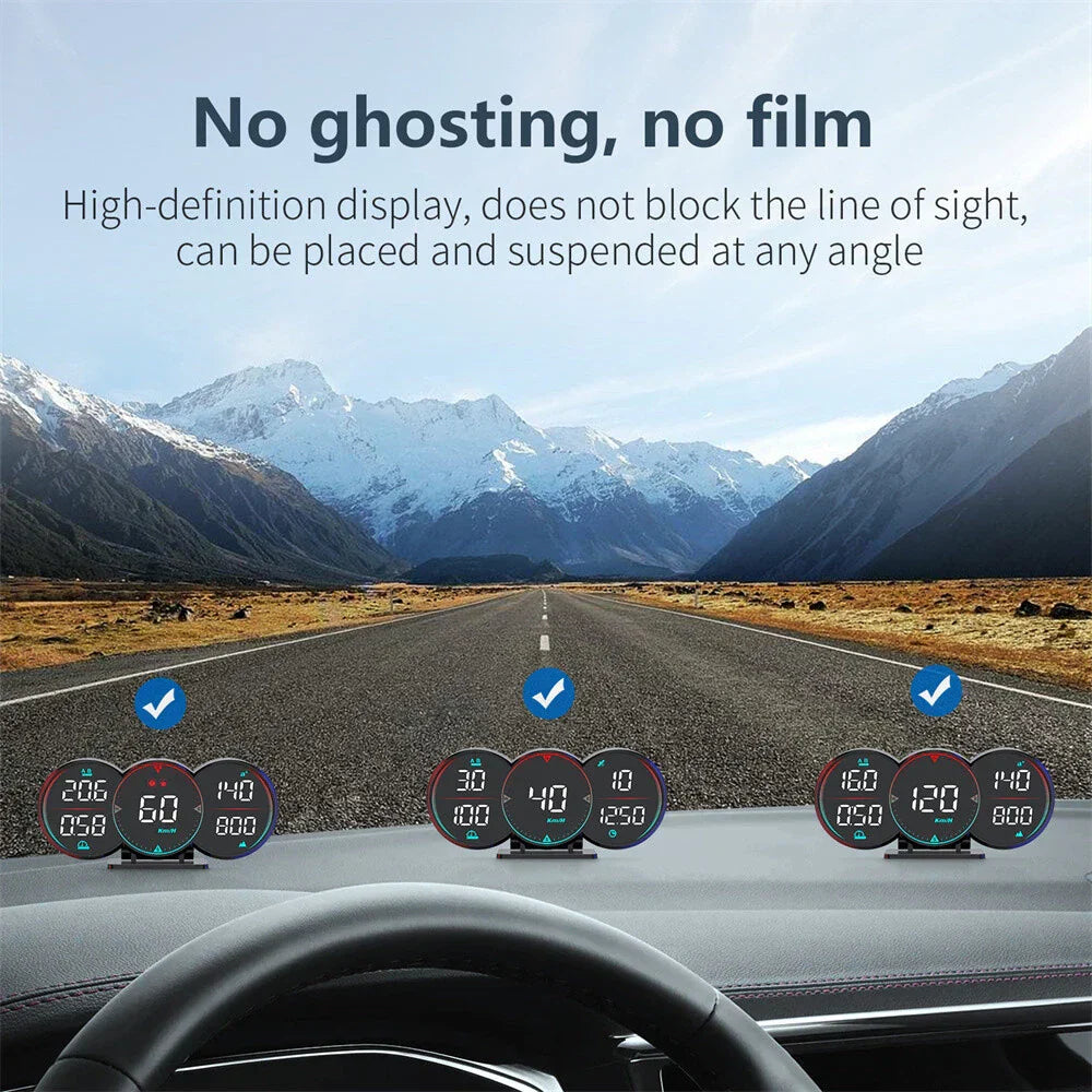 Multifunction HUD GPS Heads Up Display Speedometer for Car