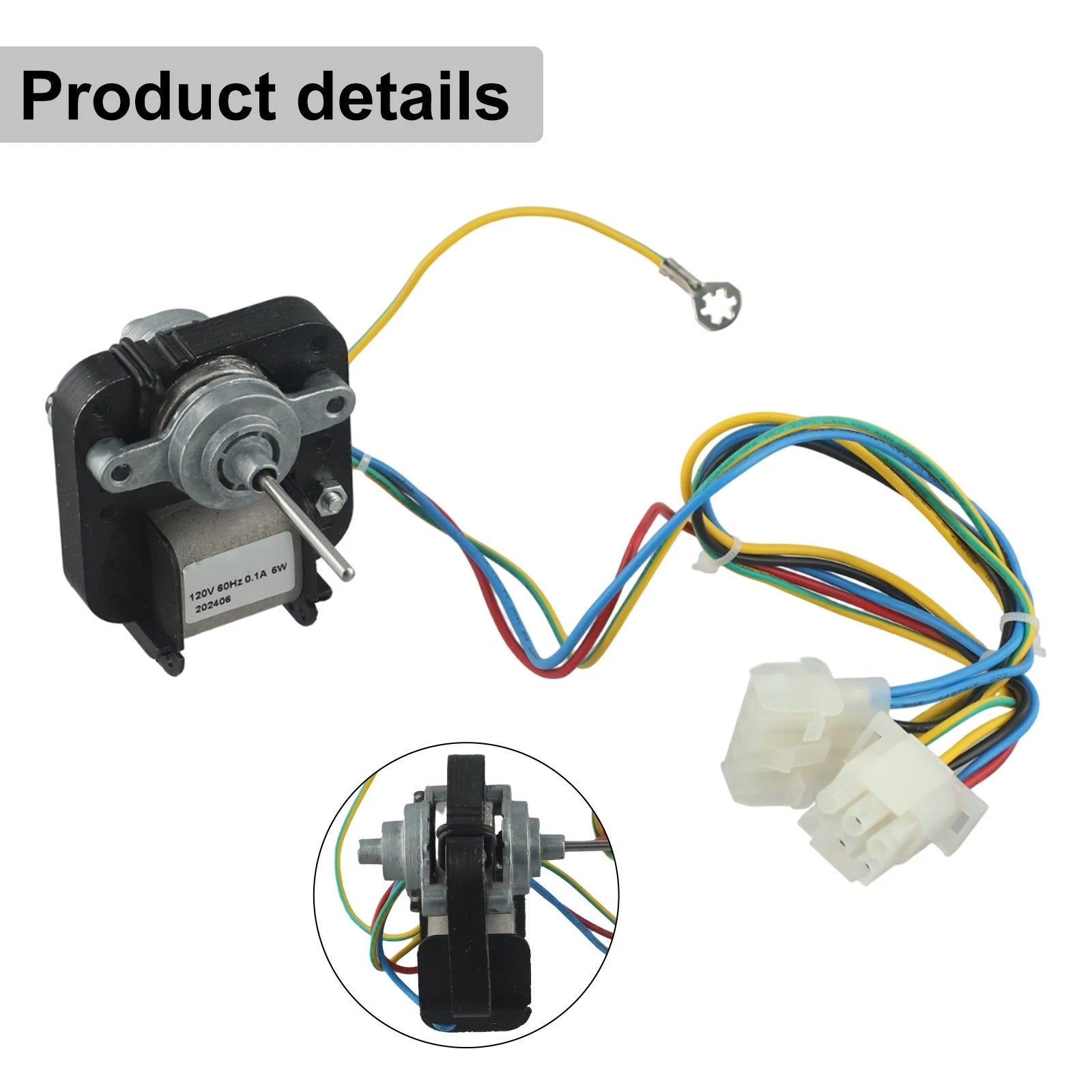 Evaporator Fan Motor Kit for Electrolux Refrigerator (AP4343697, 5304445861)