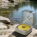 Fishing Line Organizer Box for Travel and Boat Use (Compact, Stackable)