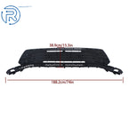 Lower Bumper Grille for Sienna (2021-2023) Dark Black & Silver Trim