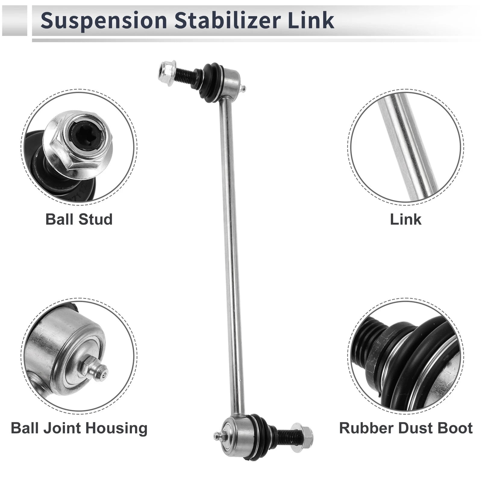 Front Stabilizer Bar Links No Bushing for Chrysler Pacifica (2004–2008) No.K7258