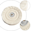 5 Cotton Polishing Buff Disc Pad 125mm x 10mm for Jewelry Polishing
