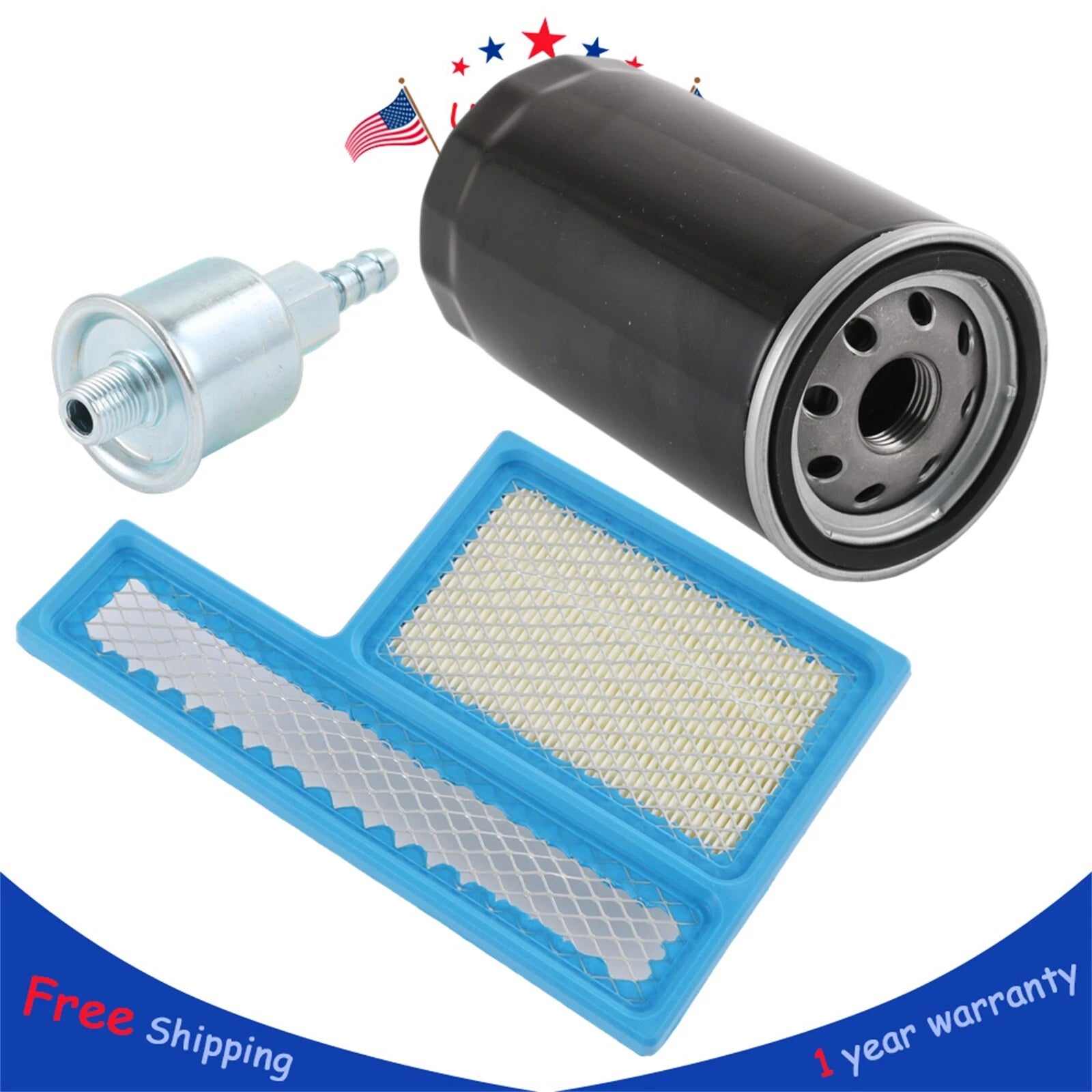 Set of 3 Filters for RV 5500 7000 (Fuel, Air, Oil)