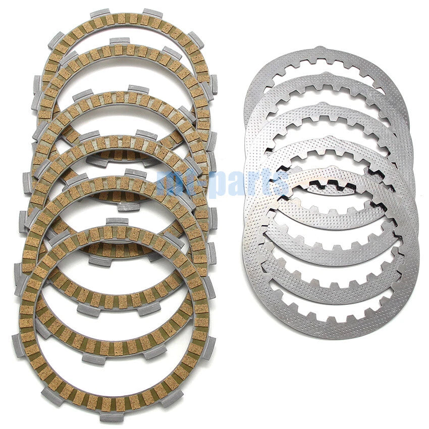 Clutch Friction Disc Plate Kit for Yamaha TZR125 (1987–1992) 1V1-16324-00, 2RK/3PC1/2/3