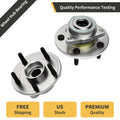 Pair Front Wheel Hub Bearings for Dodge Ram 1500 (2002–2005) w/ ABS