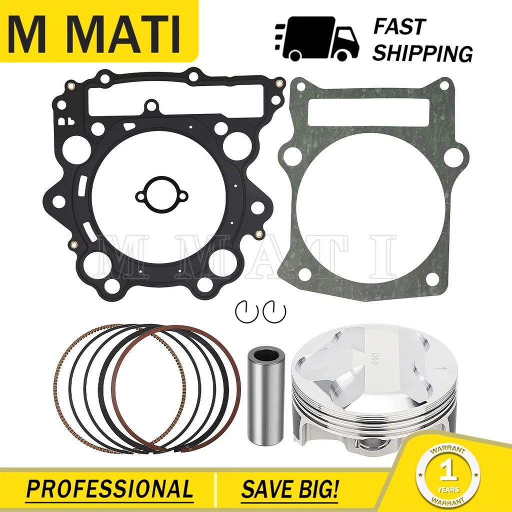 Top End Gasket & Piston Kit 100mm STD for Yamaha Raptor Rhino Grizzly 660