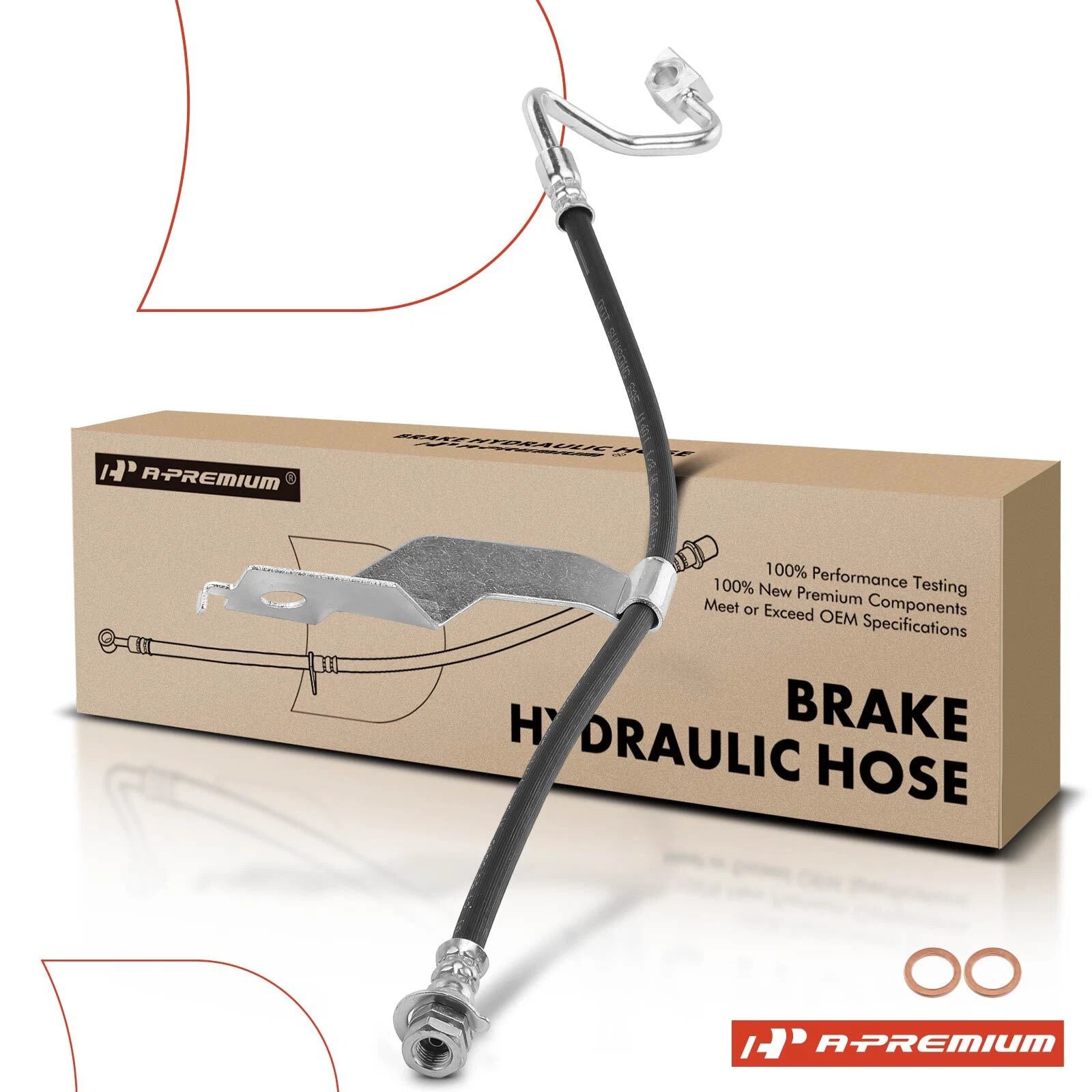 Front Right Brake Hydraulic Hose for Ford F-250 F-350 Super Duty (2008–2012)