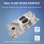 Dual Plane Intake Manifold for Small Block Chevy SBC (1955-1986)