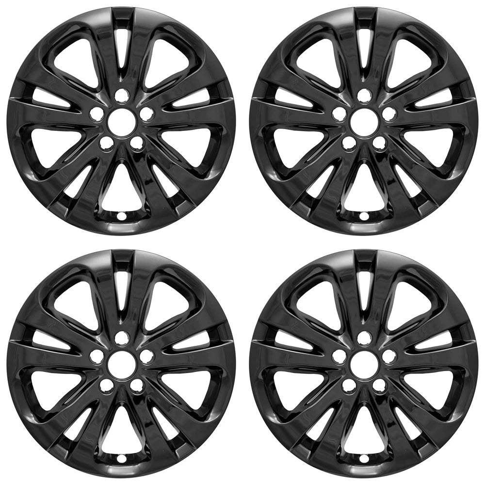 17' 10 Spoke Gloss Black Wheel Skins for 2015-2017 Chrysler 200 Limited