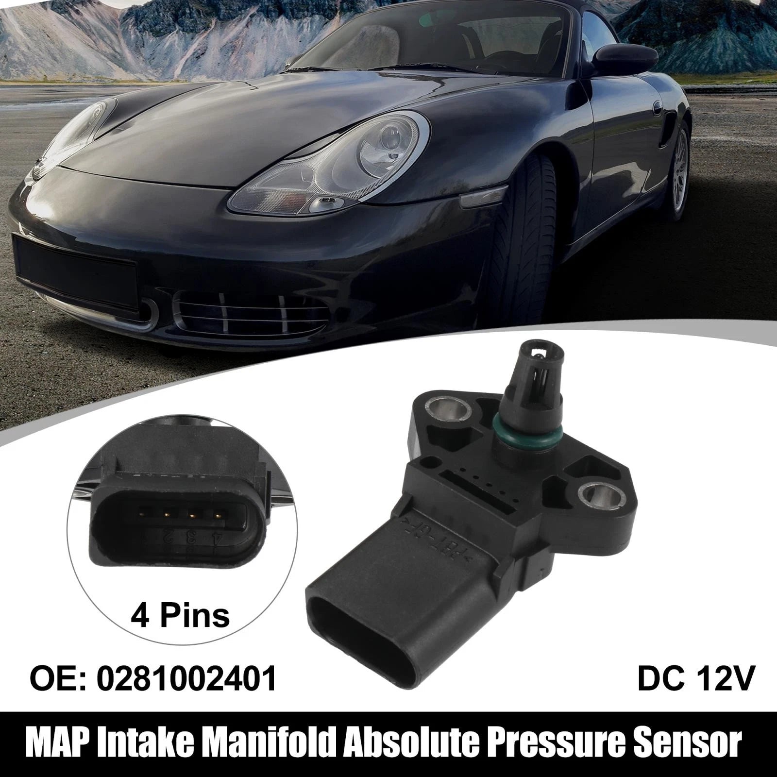 MAP Manifold Absolute Pressure Sensor for Audi TTS, VW Touareg (2008–2018) 0281002401