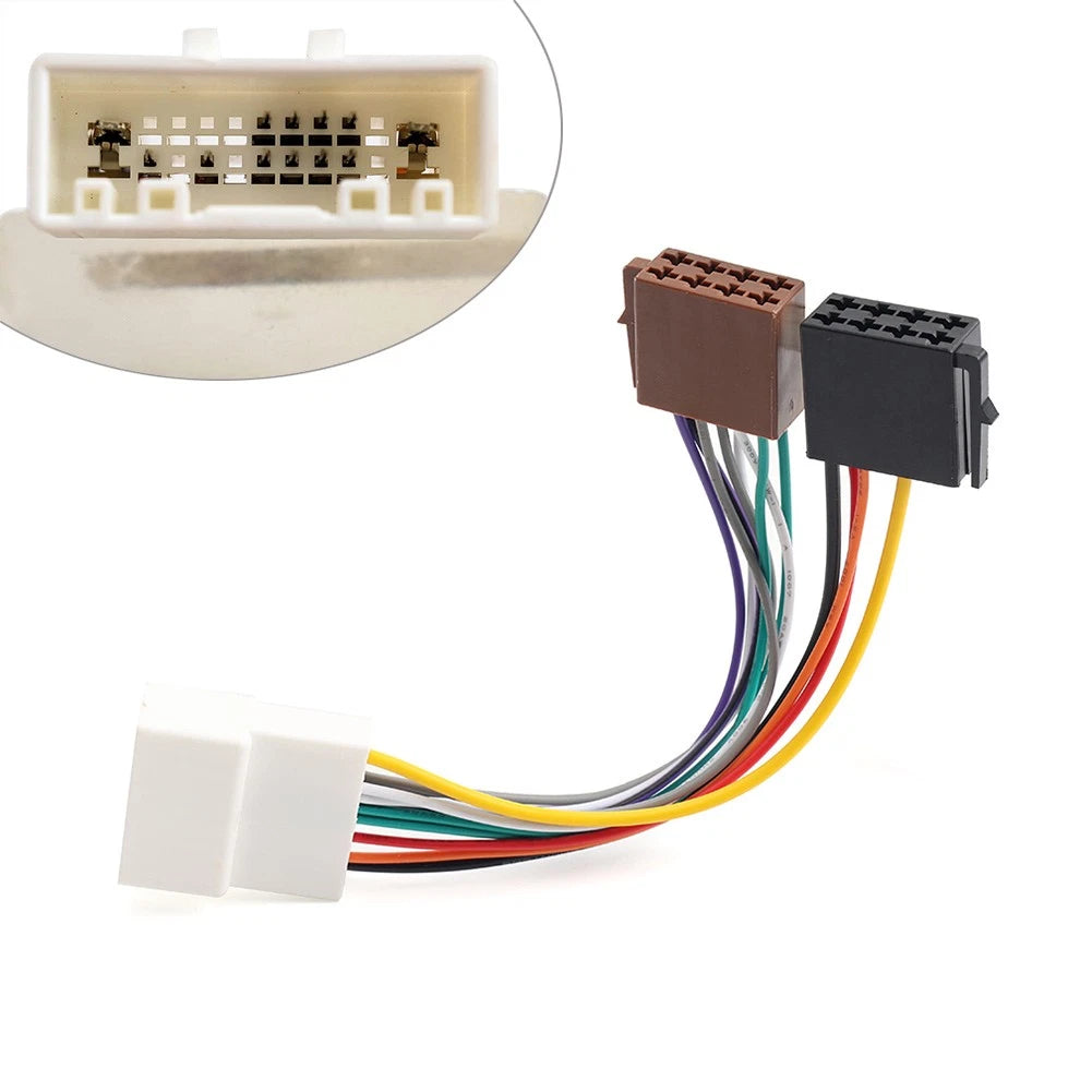ISO wiring harness adaptor for Nissan Navara D40 (2005–2015)