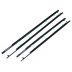 Set of 4 Chrome Window Moulding Trim Weatherstrips for Honda CR-V (2007–2011)