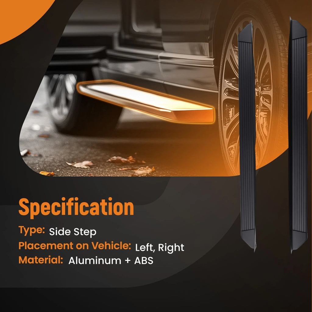Side Step Running Boards for Chevrolet Traverse (2018–2023)
