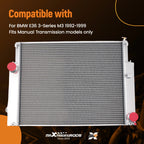 Aluminum Core Radiator for BMW E36 M3 (1992–1999) 17111728908 2Row