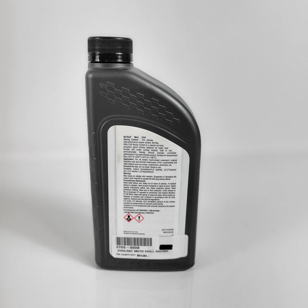 Bel-Ray Moto Chill Racing Coolant 1L Pre-Mixed for Motorcycles