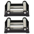 Fairlead Guide Steel Cable Bolt Pattern for Winch 3000lbs to 4000lbs (2pcs)