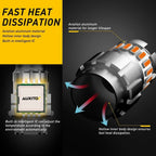 4X 3157 LED Amber Turn Signal Blinker Bulb for (3156 4057 4157)