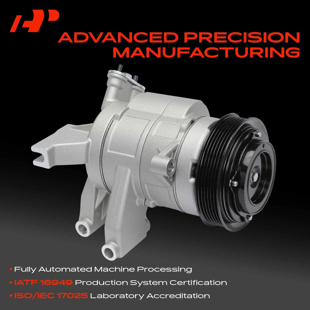 A/C Compressor with Clutch for Chevy Equinox GMC Terrain (2010-2011)