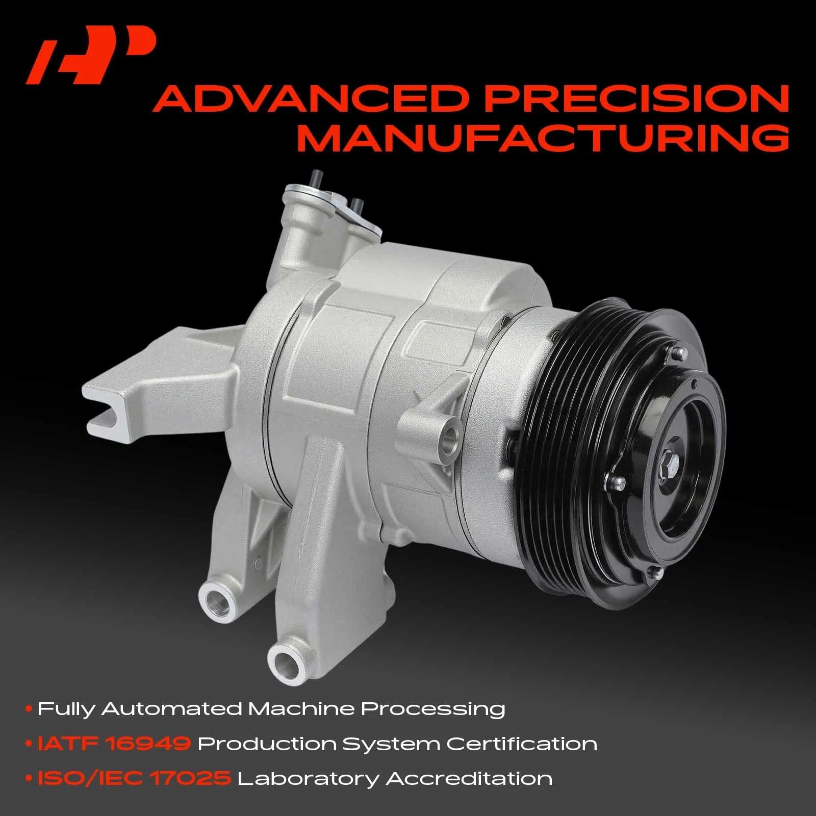 A/C Compressor with Clutch for Chevy Equinox GMC Terrain (2010-2011)