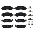 Set of 4 Front & Rear Ceramic Brake Pads for Chrysler Aspen/Dodge Durango (2007–2009) P-1084