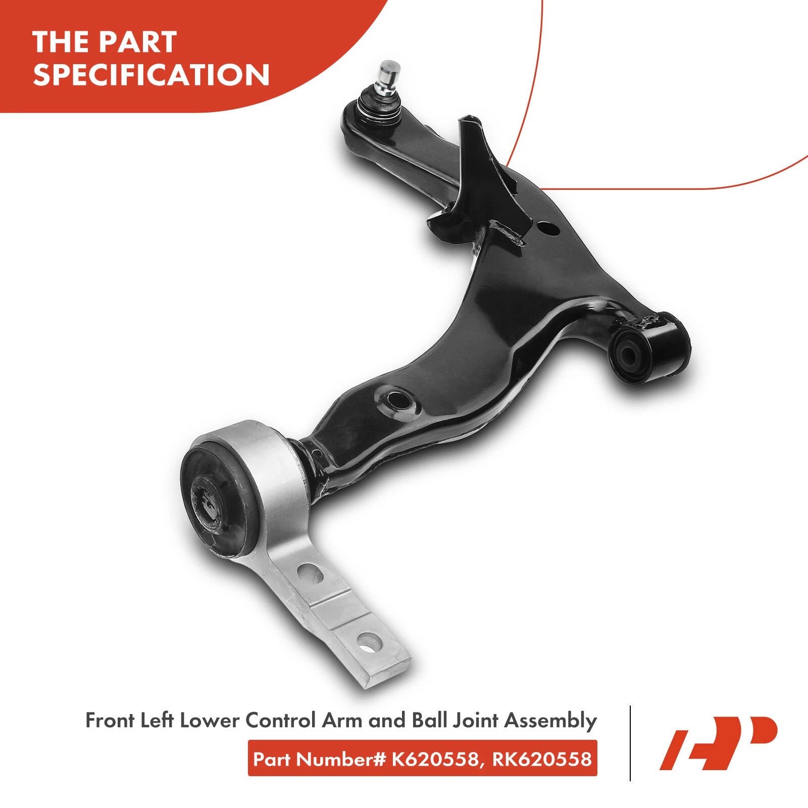 8x Control Arm with Ball Joint Tie Rod End for Nissan Murano (2003–2022)