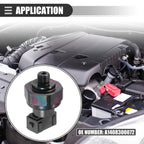 A/C Pressure Transducer Valve for Mercedes-Benz C220 (1994-1996) Metal Black