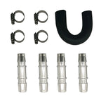 Heater Core Bypass Repair Kit for 626-001 (5/8" 3/4" Hose Silicone)