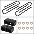 2" Leaf Rear Spring Leveling Lift Blocks for Silverado Sierra 1500 (2000–2010)