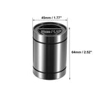 2 Pcs LM30UU Linear Ball Bearings for Car (30mm ID x 45mm OD x 64mm)