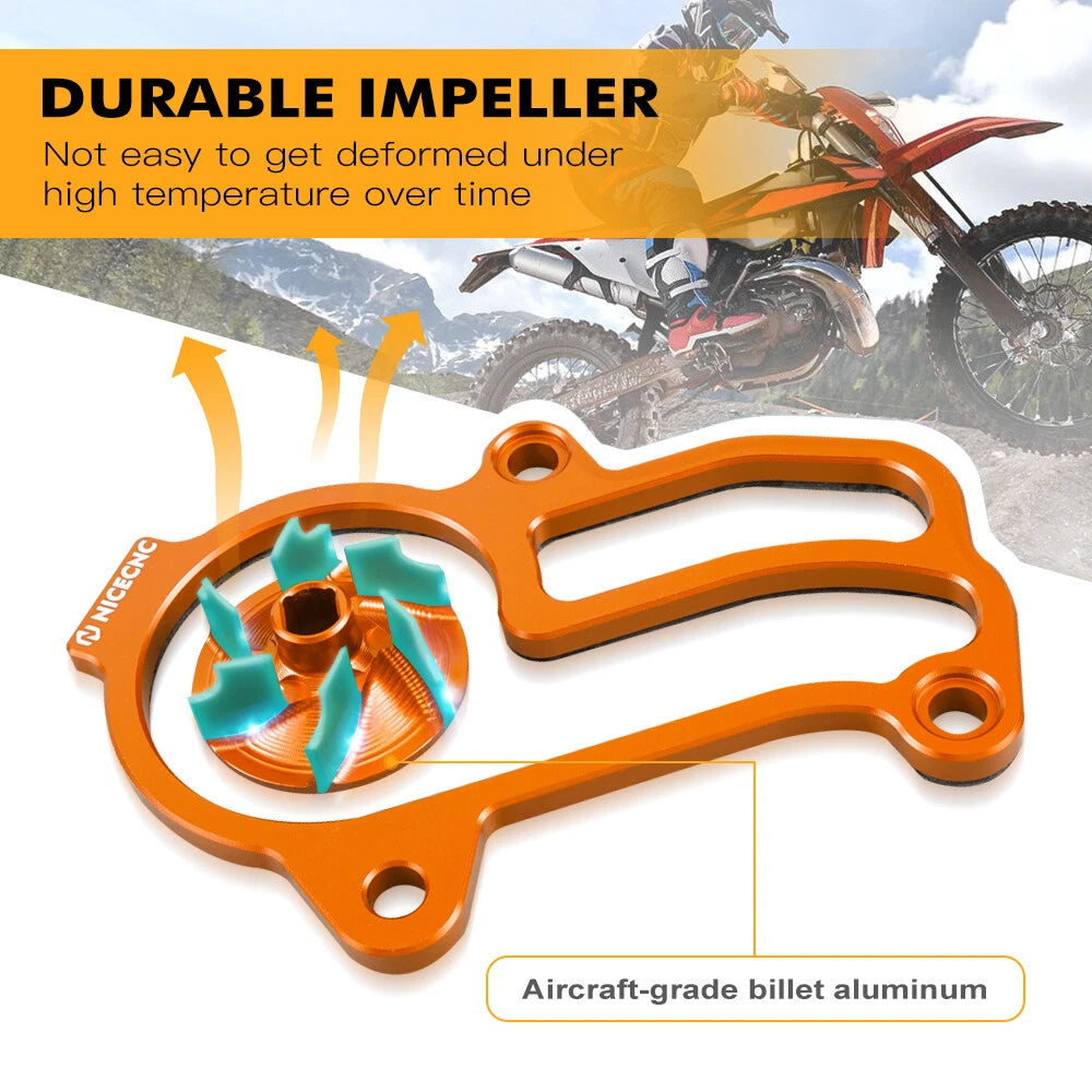 Water Pump Impeller Cooler for KTM 250 SX XC (2019–2022) EXC XCW (2020–2023)