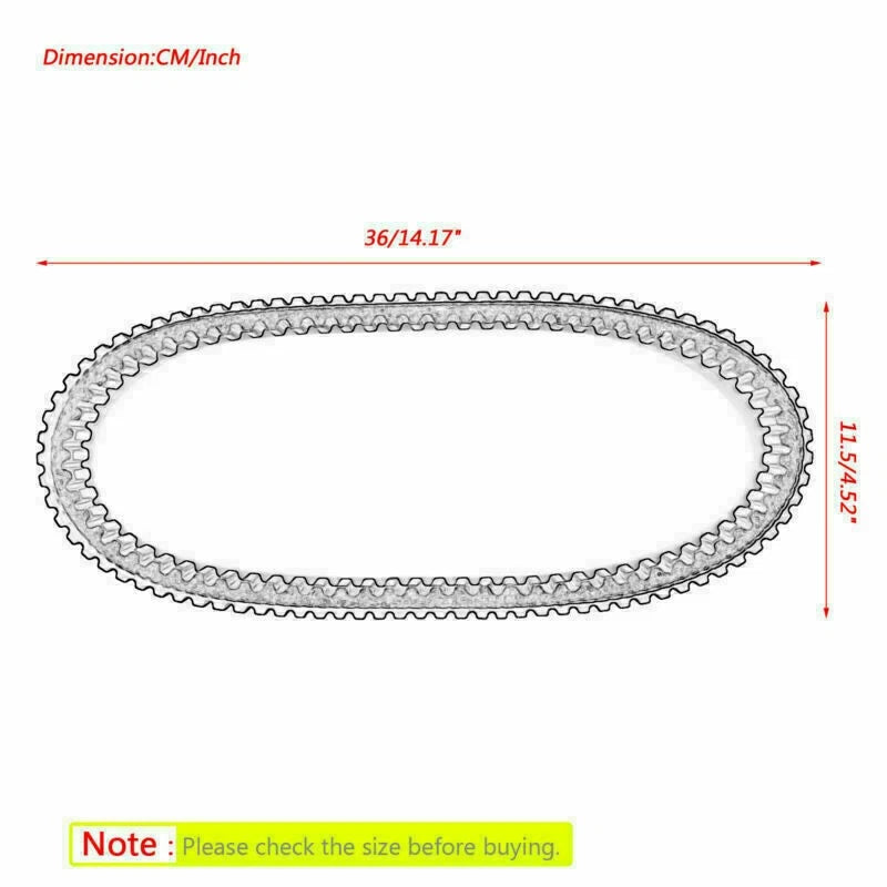 Drive Belt for Honda PCX150 (2012–2013) Repl. # 23100-KZY-701