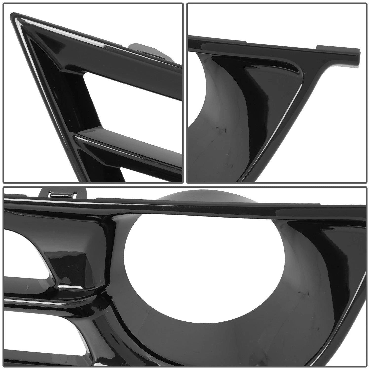 Black Leather Center Console Lid Armrest Cover for Silverado/Sierra (2007–2014)