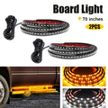 2X 70" LED Running Board Light for - Amber/White