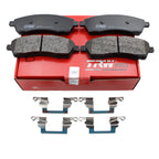 Set of 4 TRW Pro Rear Metallic Brake Pads for Ford Excursion F-250 F-350 (1999–2005)