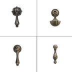 Set of 10 Vintage Door Pull Handles for Cabinets and Drawers
