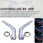 Front Signature Turn Signal Light RGB for Can Am Maverick X3 MAX (2017–2023) #3