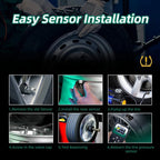 4PCS TPMS Tire Pressure Sensors for Ford Escape (2009-2018)