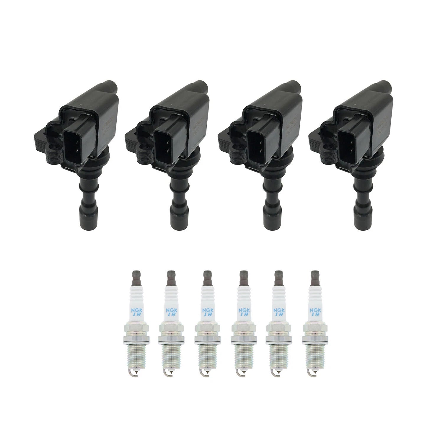 Set of 3 Ignition Coils & 6 NGK Iridium Spark Plugs for Santa Fe (2001–2006)