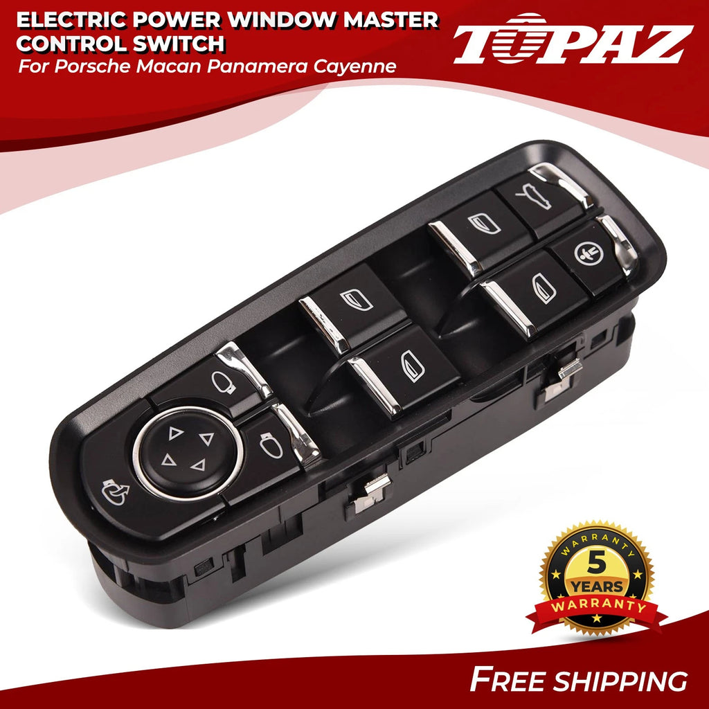 Power Window Master Control Switch for Porsche Macan Panamera Cayenne (2014–2023)