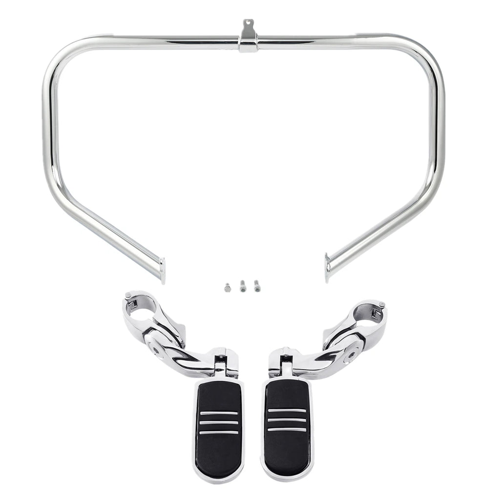 Engine Guard Crash Bar Footpeg for Harley Electra Street Glide (2009–2024)
