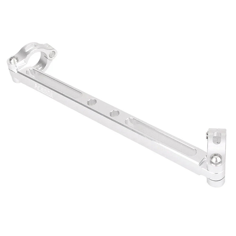 Handlebar Cross-Bar Brace Clamp for BMW R1200GS (2013-2014) Silver Aluminum