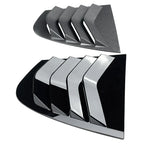 2x Window Louver Shutter Cover Carbon Look for E90 3 Series Sedan (2005–2013)