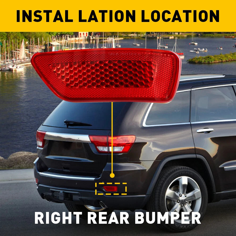Right Rear Bumper Reflector for Jeep Compass (2011-2015)